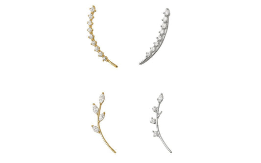 ¿Conoces los 'ear climbers' o 'ear crawlers' también conocidos como pendientes trepadores?